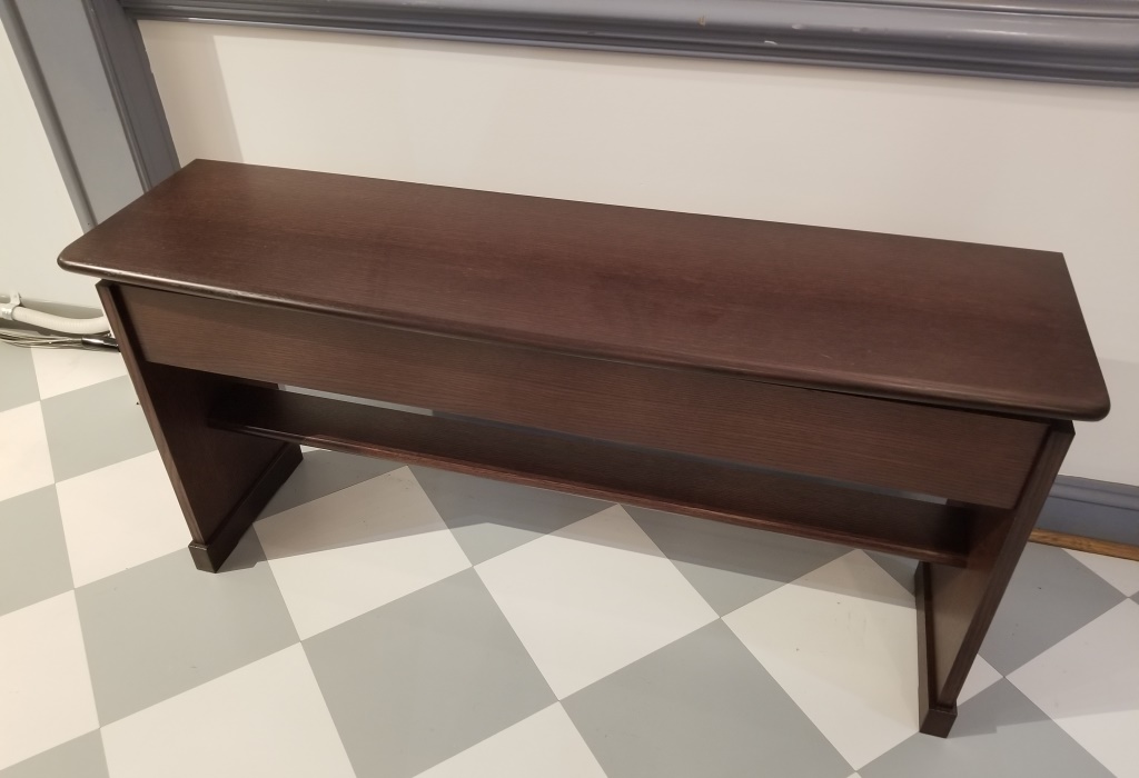 Adjustable organ bench R.A. Daffer Church Organs