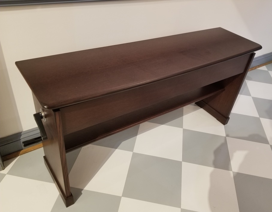 Adjustable organ bench R.A. Daffer Church Organs